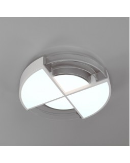 Накладной светильник Eurosvet 90181/1 белый/серебро-foto2