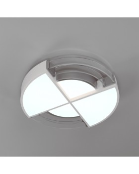 Накладной светильник Eurosvet 90181/1 белый/серебро-foto2