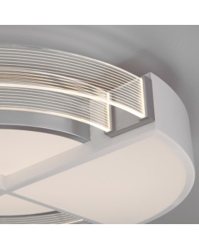 Накладной светильник Eurosvet 90181/1 белый/серебро-foto4