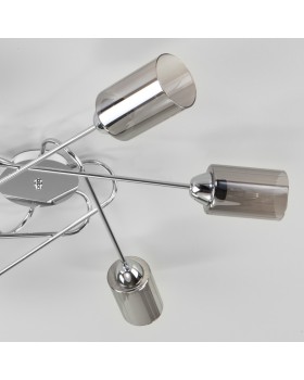 Накладная люстра Eurosvet 30167/6 хром-foto3