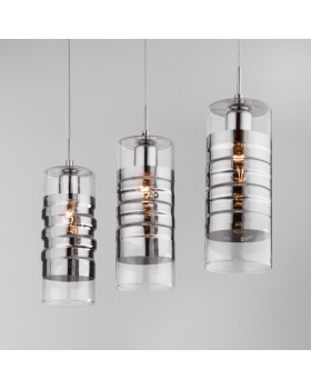 Подвесной светильник Eurosvet 50185/3 хром-foto3