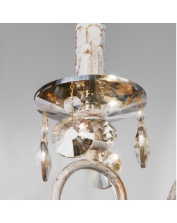 Бра Eurosvet 10104/1 белый с золотом/тонированный хрусталь Strotskis-foto3