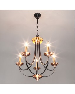 Подвесная люстра Eurosvet 60098/5 черный-foto2