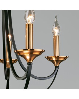 Подвесная люстра Eurosvet 60098/5 черный-foto3