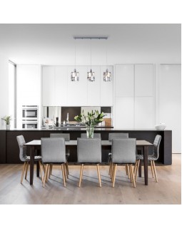 Подвесной светильник Eurosvet 50101/3 хром-foto2