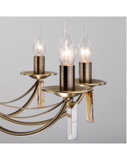 Подвесная люстра Eurosvet 60087/8 античная бронза-foto3