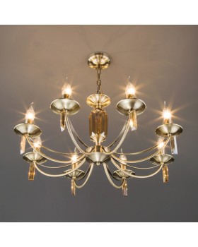 Подвесная люстра Eurosvet 60087/8 античная бронза-foto4