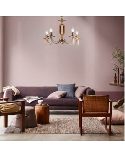 Подвесная люстра Eurosvet 60087/5 античная бронза-foto2