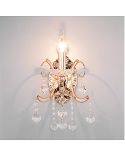 Бра Eurosvet 10096/1 золото/прозрачный хрусталь Strotskis-foto3