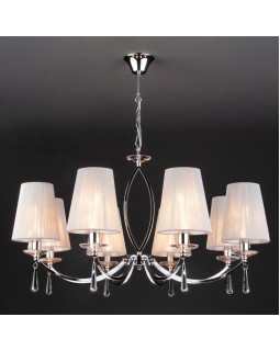 Подвесная люстра Eurosvet 60079/8 хром-foto5