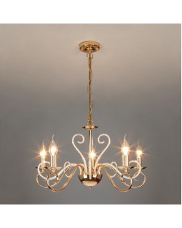 Подвесная люстра Eurosvet 60090/5 золото-foto3