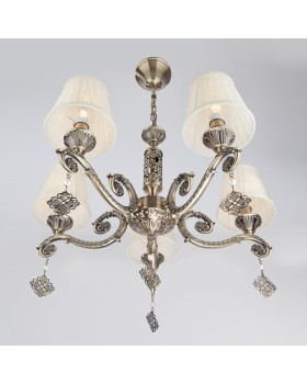 Подвесная люстра Eurosvet 60042/5 античная бронза-foto2