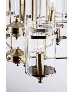 Подвесная люстра Eurosvet 60040/9 античная бронза-foto2