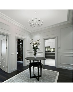 Подвесная люстра Eurosvet 60018/8 белый с золотом-foto2