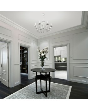 Подвесная люстра Eurosvet 60018/8 белый с золотом-foto2