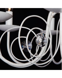 Подвесная люстра Eurosvet 60018/8 белый с золотом-foto4