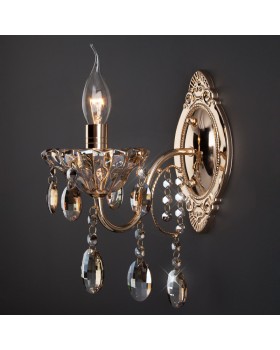 Бра Eurosvet 10025/1 золото/тонированный хрусталь Strotskis-foto2