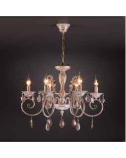 Подвесная люстра Eurosvet 10009/6 золото с белым-foto2