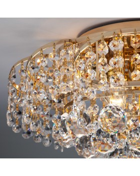 Накладная люстра Eurosvet 16017/6 золото Strotskis-foto2