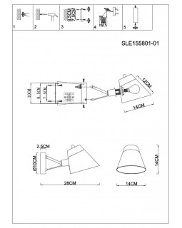 Бра Evoluce SLE155801-01-foto4