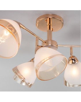 Люстра на штанге Eurosvet 30126/6 золото-foto2