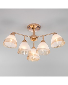 Люстра на штанге Eurosvet 30126/6 золото-foto3