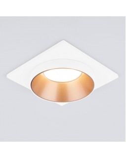 Встраиваемый светильник Elektrostandard 116 MR16 золото/белый