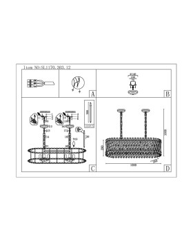 Подвесная люстра ST-Luce SL1170.303.12-foto6