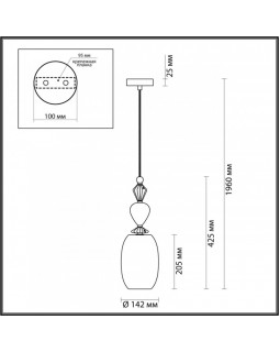 Подвесной светильник Odeon Light 4855/1B-foto2