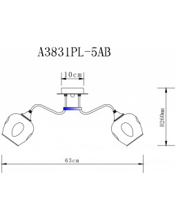 Люстра на штанге ARTE Lamp A3831PL-5AB-foto5