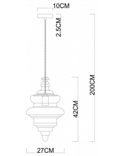 Подвесной светильник Divinare 5000/02 SP-1-foto5
