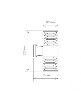 Светильник настенный Elektrostandard 1407 TECHNO серый-foto3