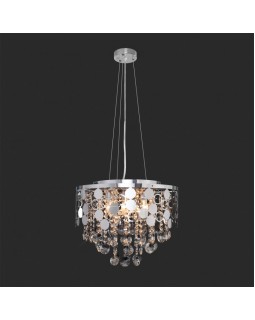 Подвесная люстра Eurosvet 10123/6 хром/прозрачный хрусталь Strotskis Smart (10114/6)-foto4