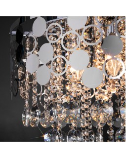 Подвесная люстра Eurosvet 10123/6 хром/прозрачный хрусталь Strotskis Smart (10114/6)-foto5