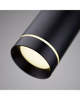 Подвесной светильник Eurosvet DLR023 12W 4200K черный матовый-foto4