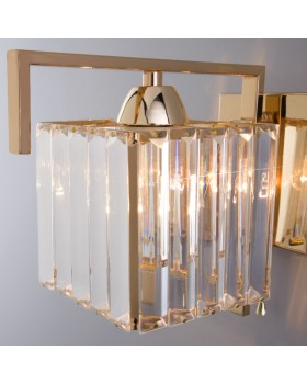 Бра Eurosvet 10126/1 золото/прозрачный хрусталь Strotskis (10117/1)-foto2