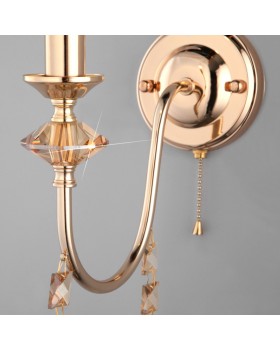 Бра Eurosvet 10120/1 золото/тонированный хрусталь Strotskis (10110/1)-foto2