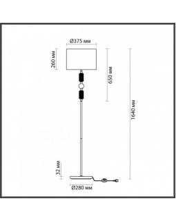 Торшер Odeon Light 4861/1F-foto2