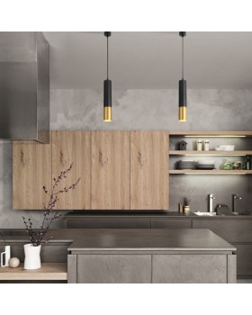 Подвесной светильник Eurosvet DLN108 GU10 черный/золото-foto4