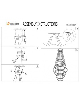 Каскадная люстра Kink Light 08537,19(4000K)-foto2