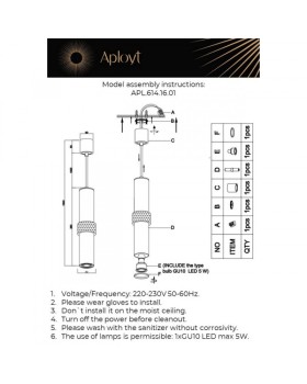 Подвесной светильник APLOYT APL.614.16.01-foto5