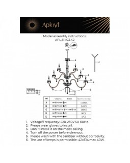 Подвесная люстра APLOYT APL.811.03.42-foto24