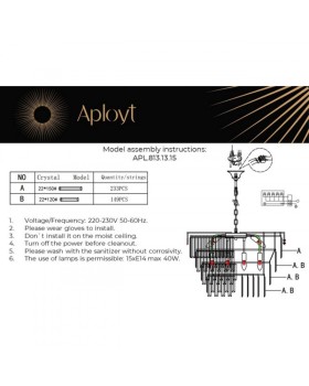 Подвесная люстра APLOYT APL.813.13.15-foto14