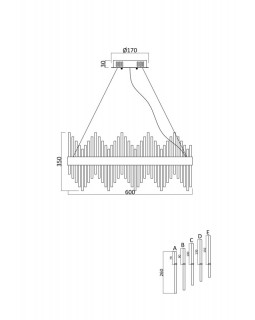 Подвесная люстра Freya FR10008PL-L46G-foto5