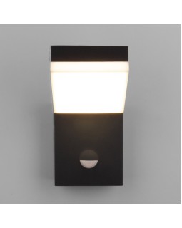 Светильник настенный Elektrostandard 1541 TECHNO LED с датчиком движения Чёрный-foto2