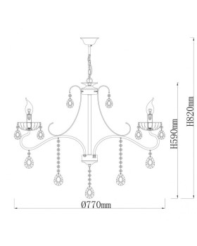 Подвесная люстра DeMarkt 683014105-foto13
