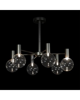 Люстра на штанге LOFT IT 10045/6 Black-foto4