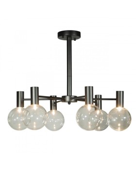 Люстра на штанге LOFT IT 10045/6 Black-foto5