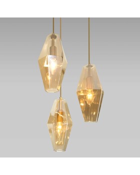 Подвесной светильник Eurosvet 50236/3 янтарный-foto2