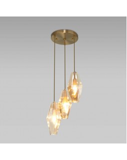 Подвесной светильник Eurosvet 50236/3 янтарный-foto3